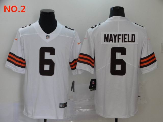 Men's Cleveland Browns #6 Baker Mayfield Jesey NO.2;